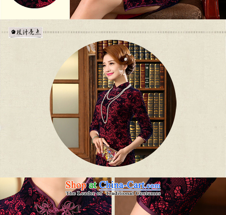 【 pro-am- 2015 wedding autumn replacing short, replace the wedding-dress in MOM older wedding in cuff cheongsam dress short-sleeved) 7 to 80 cm photo, waist 2XL- price, brand platters! The elections are supplied in the national character of distribution, so action, buy now enjoy more preferential! As soon as possible.