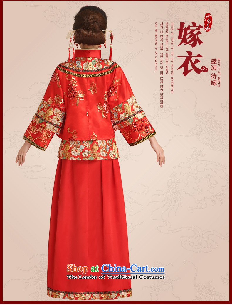 Noritsune bride bride Soo-wo service to the dragon spring 2015 new paragraph should also stylish bows services qipao retro Chinese long qipao big five well qipao RED M picture, prices, brand platters! The elections are supplied in the national character of distribution, so action, buy now enjoy more preferential! As soon as possible.