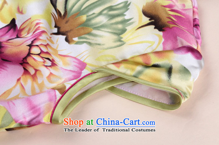 Dan smoke female cheongsam with stylish European and American Small Tang saika herbs extract qipao sit back and relax in one of the annual meetings of the collar Silk Cheongsam Figure Color S picture, prices, brand platters! The elections are supplied in the national character of distribution, so action, buy now enjoy more preferential! As soon as possible.
