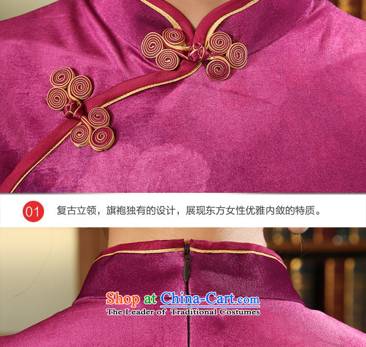 The new summer and fall of 2015 wedding dress wedding wedding Kim scouring pads in mother older cheongsam dress dresses rose red 2XL Photo, prices, brand platters! The elections are supplied in the national character of distribution, so action, buy now enjoy more preferential! As soon as possible.