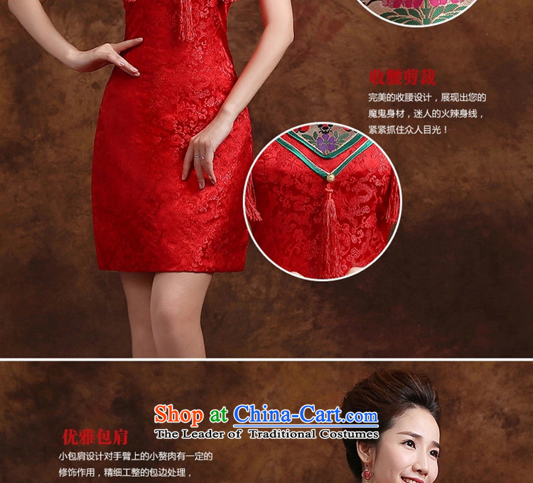 Jie mija qipao 2015 new wedding dresses bows to marry retro style red improved bride, evening dresses red XXL picture, prices, brand platters! The elections are supplied in the national character of distribution, so action, buy now enjoy more preferential! As soon as possible.