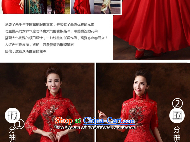 Jie mija long-sleeved qipao bows Service Bridal Fashion 2015 new marriages red long marriage chinese red color 5 Cuff S picture, prices, brand platters! The elections are supplied in the national character of distribution, so action, buy now enjoy more preferential! As soon as possible.
