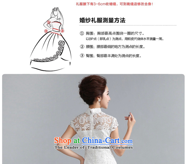 Jie mija qipao bows services 2014 new Korean brides Stylish retro daily cheongsam dress red married long white, pictures, prices, XS brand platters! The elections are supplied in the national character of distribution, so action, buy now enjoy more preferential! As soon as possible.
