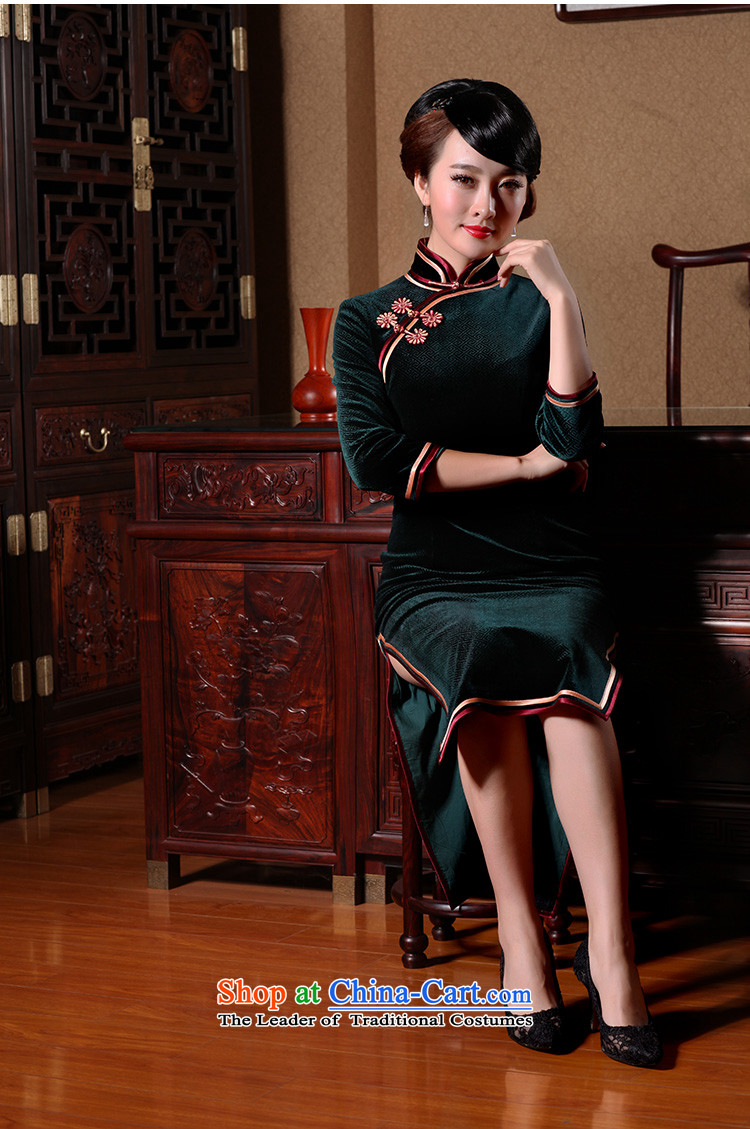 Love of birds spring 2015 new retro temperament cheongsam dress stylish improved long wool qipao MOSS S picture, prices, brand platters! The elections are supplied in the national character of distribution, so action, buy now enjoy more preferential! As soon as possible.