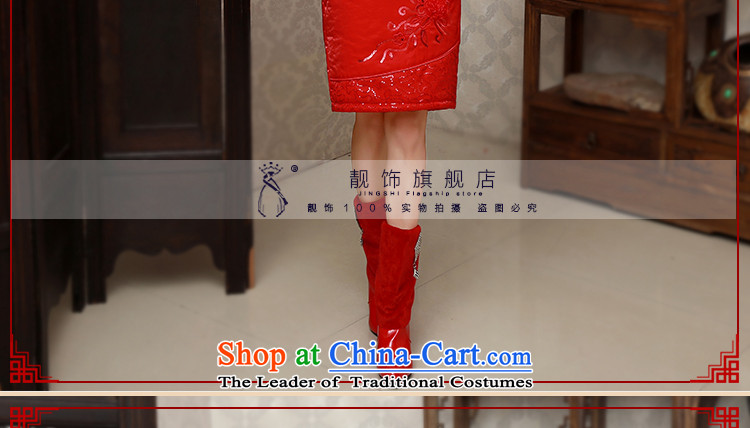The new 2015 International Friendship bride Winter Package qipao thick red cotton folder marriage bows services red clip cotton qipao 006 S picture, prices, brand platters! The elections are supplied in the national character of distribution, so action, buy now enjoy more preferential! As soon as possible.