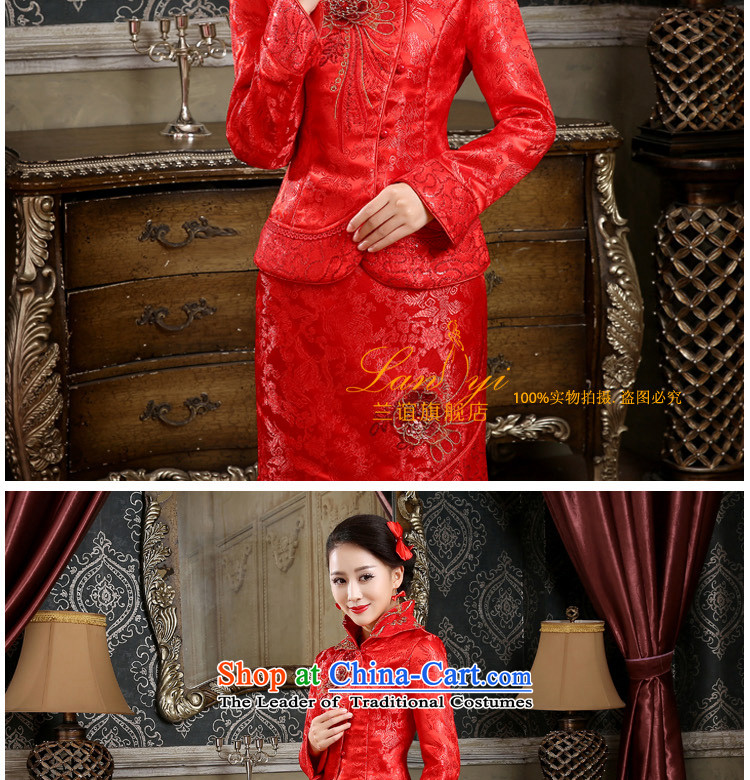 The Friends of the winter bride wedding dress cheongsam dress retro-thick winter cheongsam kit bride bows Dress Code Red XL waist 2.2 feet picture, prices, brand platters! The elections are supplied in the national character of distribution, so action, buy now enjoy more preferential! As soon as possible.