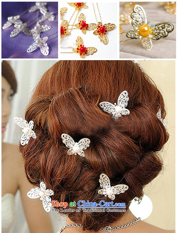 The Friends of the bride wedding dresses qipao accessories Korean lovely Head Ornaments marriages was adorned with Ornate Kanzashi Reserve Hong Zhu butterfly picture, prices, brand platters! The elections are supplied in the national character of distribution, so action, buy now enjoy more preferential! As soon as possible.