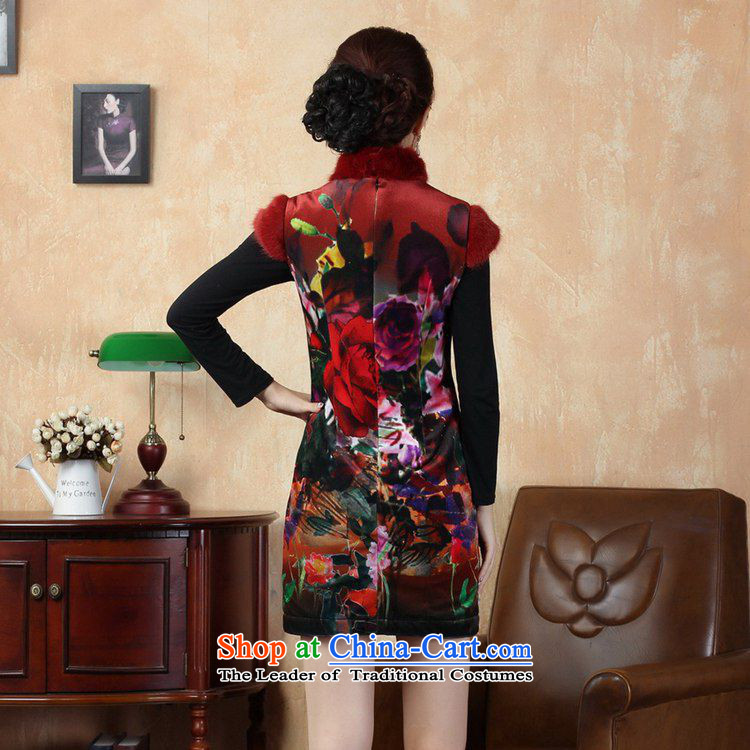 The Bill was the spring loaded new women's improvement of Tang Dynasty cheongsam collar for classical tray snap gross poster short of Qipao Sau San skirt Y0021# S picture, prices, brand platters! The elections are supplied in the national character of distribution, so action, buy now enjoy more preferential! As soon as possible.