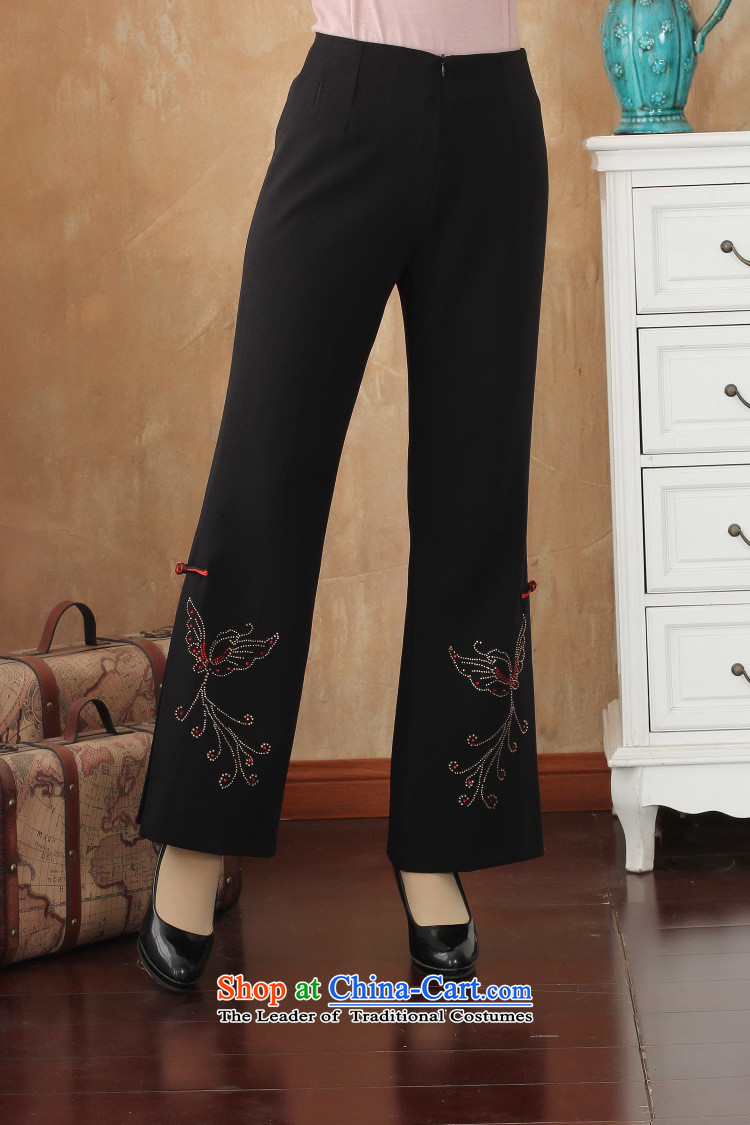 Dan women smoke during the spring and autumn in the Waist Trousers Tang straight legged pants beads embroidered trousers larger trousers Tang dynasty micro-bell-bottoms - 1 4XL pictures, price embroidery, brand platters! The elections are supplied in the national character of distribution, so action, buy now enjoy more preferential! As soon as possible.