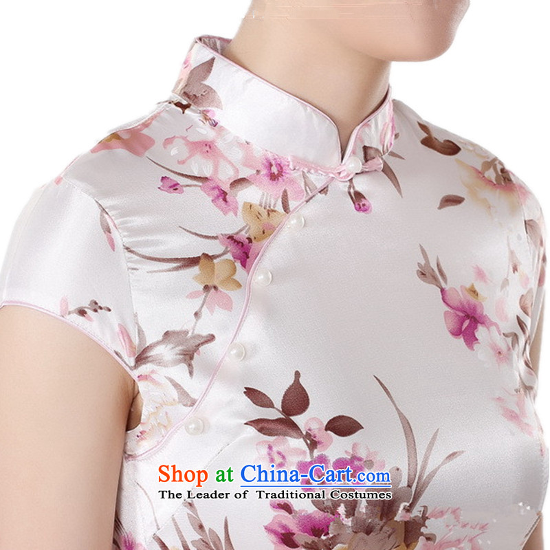 The Bill was the new name of the Serb air Tang dynasty qipao gown is a mock-neck disc detained Stamp   Classic short of qipao figure M bill skirt silk , , , shopping on the Internet