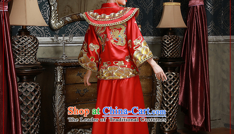 The new 2015 International Friendship Sau Wo Service new marriages bows to Chinese long red happy qipao kit RED M picture, prices, brand platters! The elections are supplied in the national character of distribution, so action, buy now enjoy more preferential! As soon as possible.