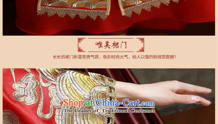 In the early 2015 New Man Soo Wo Service Bridal Services red retro bows of Qipao Red XXL code picture, prices, brand platters! The elections are supplied in the national character of distribution, so action, buy now enjoy more preferential! As soon as possible.