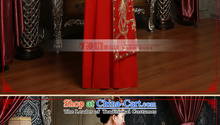 In the early 2015 New Man Soo Wo Service marriages bows services use the dragon and the red retro Chinese Dress Code Red M picture, prices, brand platters! The elections are supplied in the national character of distribution, so action, buy now enjoy more preferential! As soon as possible.