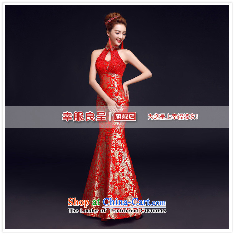 The privilege of serving-leung 2015 new bride red Chinese wedding dress wedding gown crowsfoot skirt bows services also red S Hang qipao picture, prices, brand platters! The elections are supplied in the national character of distribution, so action, buy now enjoy more preferential! As soon as possible.