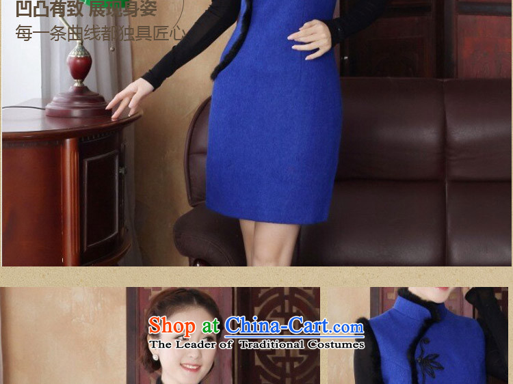 Floral Women 2015 Tang dynasty qipao autumn and winter cheongsam dress wool cotton folder? Chinese cheongsam dress collar improvement such as the map color 2XL Photo, prices, brand platters! The elections are supplied in the national character of distribution, so action, buy now enjoy more preferential! As soon as possible.