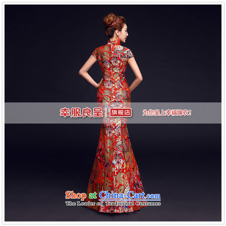 The privilege of serving-leung 2015 Red Winter new bride with Chinese wedding dress wedding dress bows service S pictures qipao crowsfoot red, prices, brand platters! The elections are supplied in the national character of distribution, so action, buy now enjoy more preferential! As soon as possible.