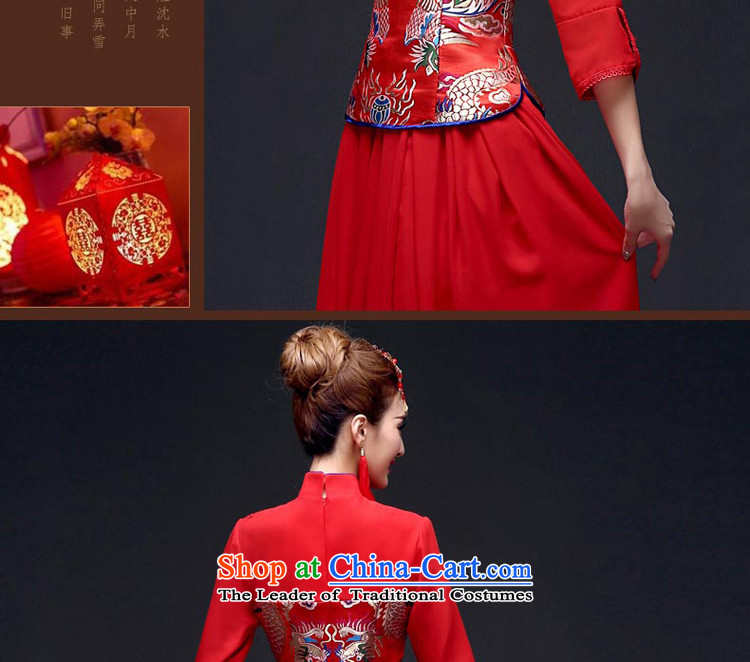 The privilege of serving-leung 2015 new spring and summer red bride wedding dress Chinese wedding dress bows services XL photo, red qipao price, brand platters! The elections are supplied in the national character of distribution, so action, buy now enjoy more preferential! As soon as possible.