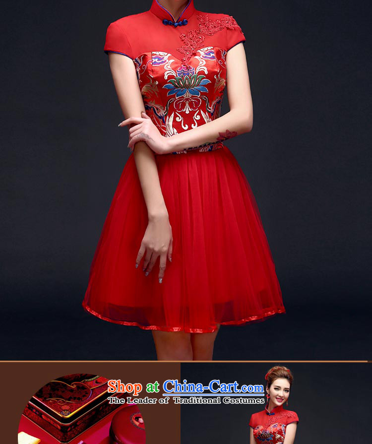 The privilege of serving-leung 2015 winter new bride red wedding dress bows service of qipao summer RED M picture, prices, brand platters! The elections are supplied in the national character of distribution, so action, buy now enjoy more preferential! As soon as possible.