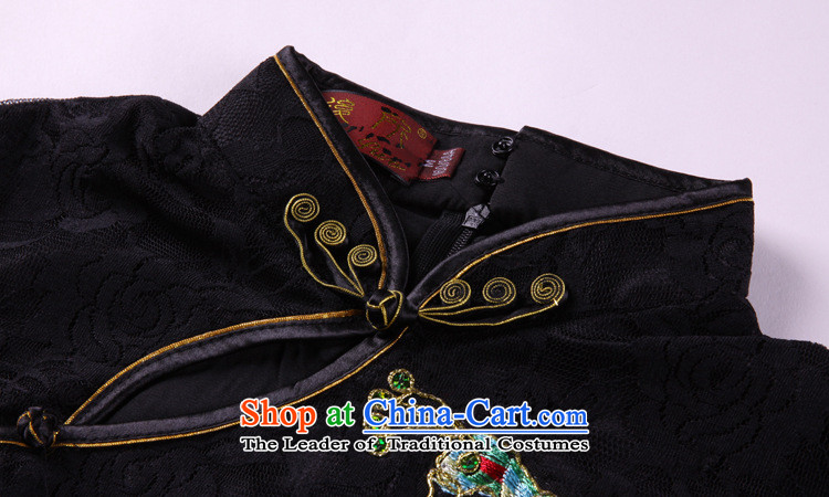 The end of the light (QM) heavy industry improved Stylish coat embroidered cheongsam national women's China wind load XWG Tang Black M picture, prices, brand platters! The elections are supplied in the national character of distribution, so action, buy now enjoy more preferential! As soon as possible.