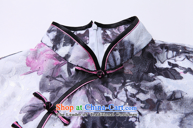 The end of the light (QM) lace Composite aluminum foil on low retro nostalgic's short qipao XWGQF140211 picture color pictures, prices, XXL brand platters! The elections are supplied in the national character of distribution, so action, buy now enjoy more preferential! As soon as possible.