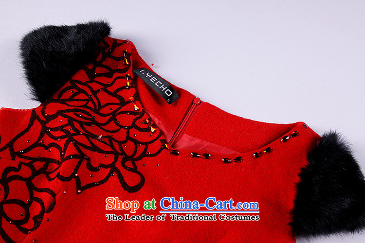 The end of the light (QM) rabbit hair stylish cuff gross body? Short qipao XWG RED M picture, prices, brand platters! The elections are supplied in the national character of distribution, so action, buy now enjoy more preferential! As soon as possible.