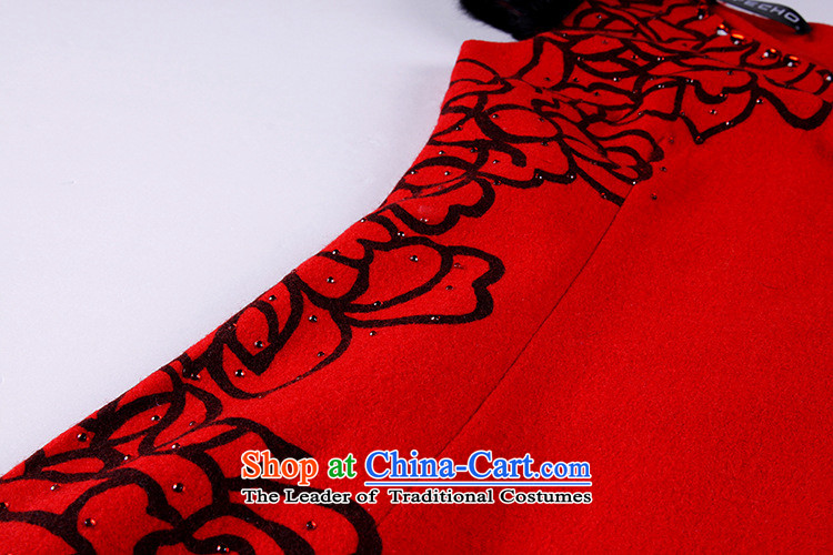 The end of the light (QM) rabbit hair stylish cuff gross body? Short qipao XWG RED M picture, prices, brand platters! The elections are supplied in the national character of distribution, so action, buy now enjoy more preferential! As soon as possible.