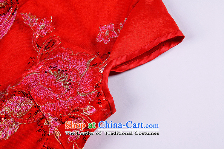 The end of the light (QM) Improved stylish embroidered on the netting is long qipao XWGQF-1309-22 banquet red XXL picture, prices, brand platters! The elections are supplied in the national character of distribution, so action, buy now enjoy more preferential! As soon as possible.