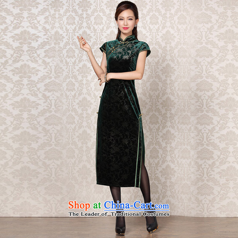 The end of the light (QM) Improvement of stylish and elegant reminiscent of the Banquet XWGQF13-6098 qipao picture color light at the end of M , , , shopping on the Internet