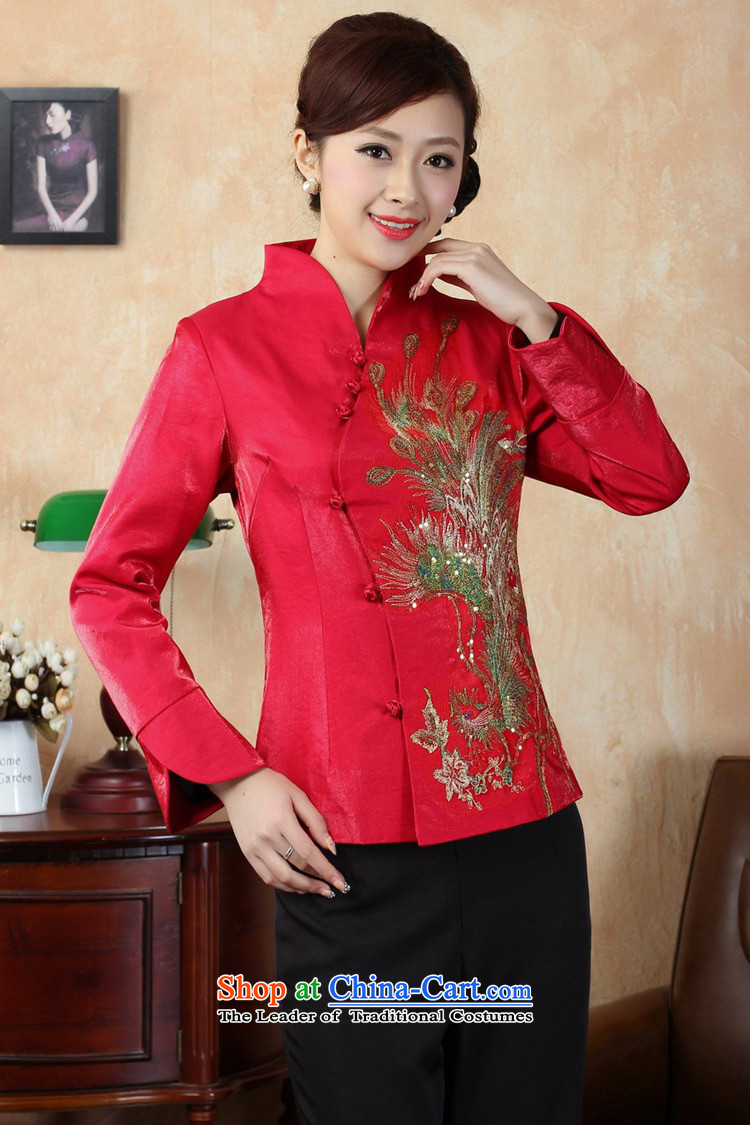 The Bill approved new stylish spring female Tang blouses collar is traversed by the peacock flower Sau San young mother boxed Tang jackets figure XL Photo, prices, brand platters! The elections are supplied in the national character of distribution, so action, buy now enjoy more preferential! As soon as possible.