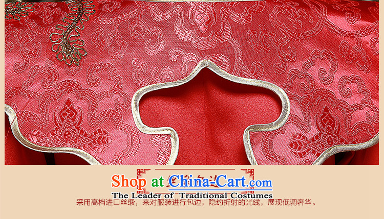 In the early 2015 New Man Soo Wo Service marriages bows service long red happy qipao kit red S code picture, prices, brand platters! The elections are supplied in the national character of distribution, so action, buy now enjoy more preferential! As soon as possible.