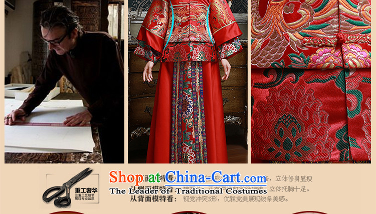 In the early 2015 New Man Soo Wo Service marriages bows service long red happy qipao kit red S code picture, prices, brand platters! The elections are supplied in the national character of distribution, so action, buy now enjoy more preferential! As soon as possible.