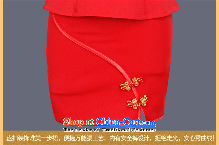 Sophie Yu Chenxi 2014 new autumn and winter female Tang dynasty qipao pedicure female technicians working dress up and down of the beauticians split kit GT00464 RED XXXL picture, prices, brand platters! The elections are supplied in the national character of distribution, so action, buy now enjoy more preferential! As soon as possible.