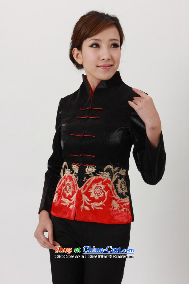 The Bill was the spring new stylish women Chinese shirt collar Sau San Tong embroidered jacket -A black M picture, prices, brand platters! The elections are supplied in the national character of distribution, so action, buy now enjoy more preferential! As soon as possible.