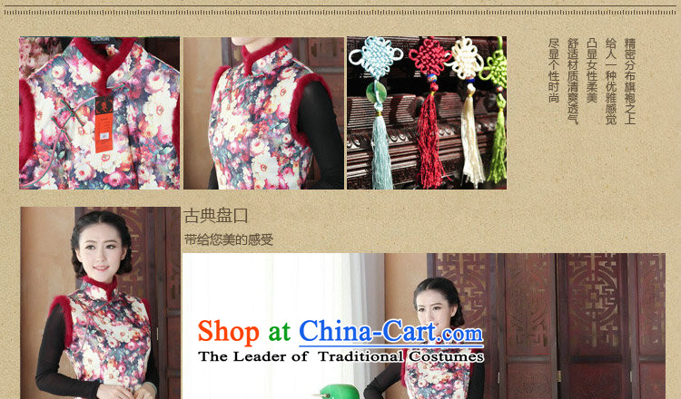 Dan smoke cheongsam dress Tang dynasty winter clothing clip cotton collar improved Stylish retro really rabbit hair collar cheongsam dress 3XL 2019 picture, prices, brand platters! The elections are supplied in the national character of distribution, so action, buy now enjoy more preferential! As soon as possible.