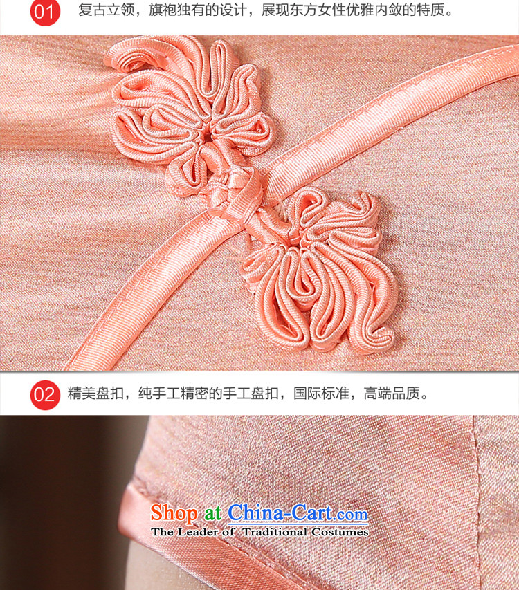 The pro-am Summer 2015 new upscale herbs extract silk retro ethnic short of Sau San cheongsam dress short-sleeved S waistline 70cm photo, prices, brand platters! The elections are supplied in the national character of distribution, so action, buy now enjoy more preferential! As soon as possible.