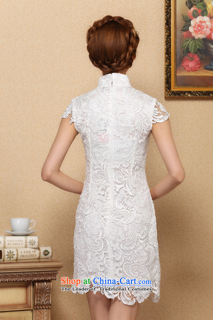 Dan smoke spring and summer cheongsam dress Chinese territorial waters of soluble lace qipao gown qipao retro bows short black XL Photo, prices, brand platters! The elections are supplied in the national character of distribution, so action, buy now enjoy more preferential! As soon as possible.