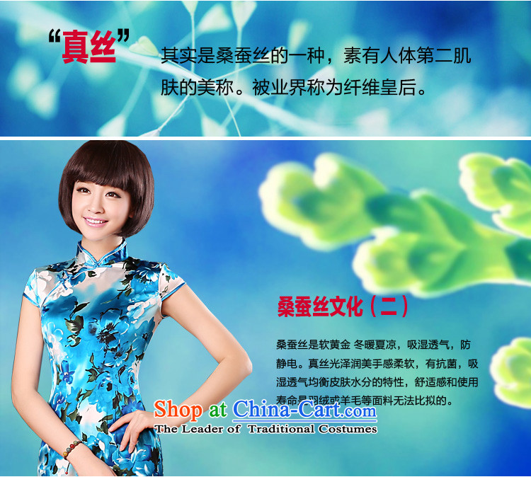 The pro-am 2015 Spring Summer short of herbs extract routine upscale silk retro Sau San cheongsam dress short-sleeved 2XL- waist 83cm picture, prices, brand platters! The elections are supplied in the national character of distribution, so action, buy now enjoy more preferential! As soon as possible.