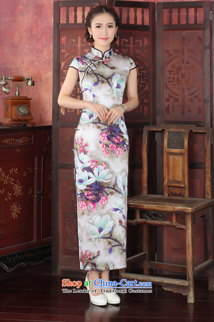 Take the new 2015 figure female Silk Cheongsam Chinese herbs extract collar tulip elegant qipao gown 1027# banquet long M picture, prices, brand platters! The elections are supplied in the national character of distribution, so action, buy now enjoy more preferential! As soon as possible.