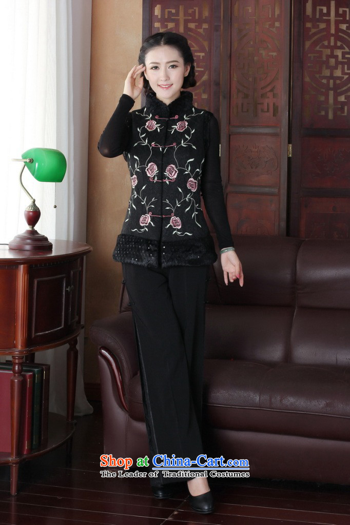 Dan smoke autumn and winter new ethnic Chinese women's Mock-neck embroidery improved disk detained Tang dynasty, T-shirt, a figure 2XL color pictures, prices, brand platters! The elections are supplied in the national character of distribution, so action, buy now enjoy more preferential! As soon as possible.
