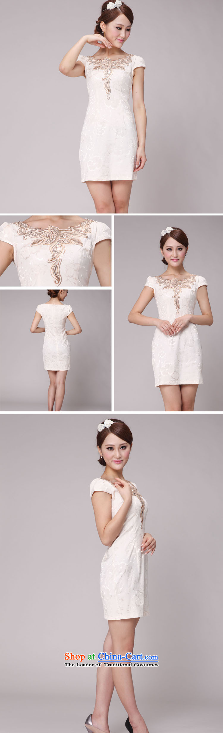 Stephen micro-ching 2015 Summer cheongsam dress summer Stylish retro short of improved Sau San sexy cheongsam dress 8817 puffin island toner L picture, prices, brand platters! The elections are supplied in the national character of distribution, so action, buy now enjoy more preferential! As soon as possible.