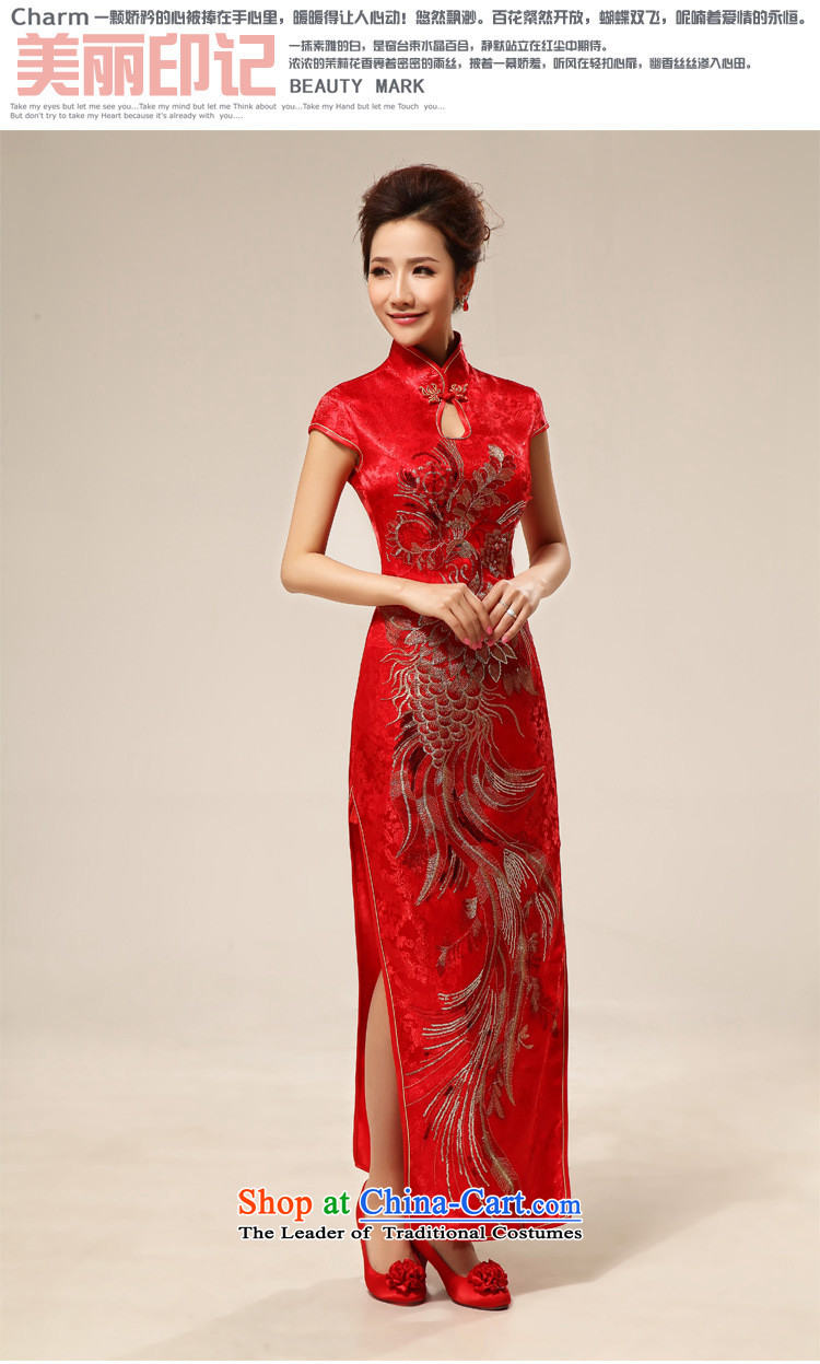 2015 Chinese style and sexy improved qipao bride retro red qipao qipao married 63 Red S picture, prices, brand platters! The elections are supplied in the national character of distribution, so action, buy now enjoy more preferential! As soon as possible.