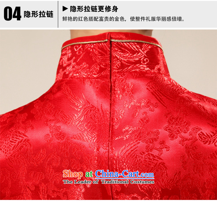 2015 Chinese style and sexy improved qipao bride retro red qipao qipao married 63 Red S picture, prices, brand platters! The elections are supplied in the national character of distribution, so action, buy now enjoy more preferential! As soon as possible.