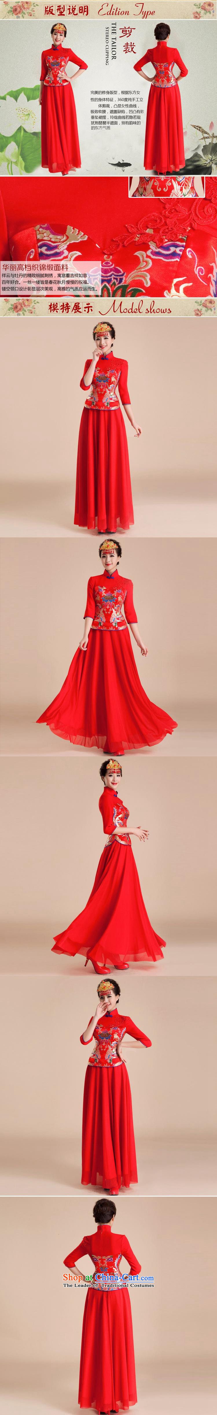 2015 new dresses wedding dresses marriage retro in improved bows long-sleeved bride long summer QP84 RED S picture, prices, brand platters! The elections are supplied in the national character of distribution, so action, buy now enjoy more preferential! As soon as possible.