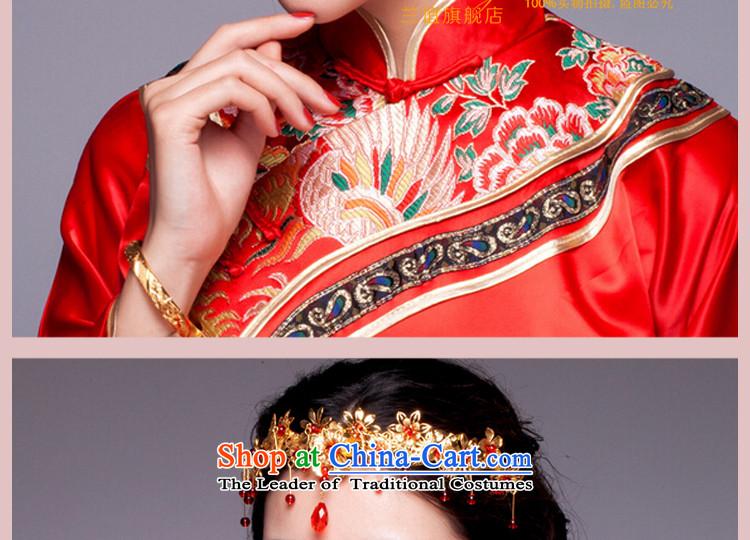 The Friends of the bride and the Chinese of the ancient red dragon costume jewelry use hair decorations serving classic qipao Sau Wo dresses and ornaments of classical international picture, prices, brand platters! The elections are supplied in the national character of distribution, so action, buy now enjoy more preferential! As soon as possible.