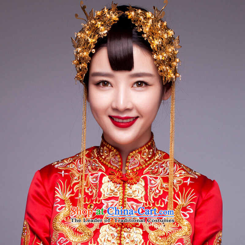 The Friends of the ancient and the bride costume hair accessories 2 piece-soo wo service use the accessories to the dragon cheongsam dress head-dress Classic , sent earrings, Yi (LANYI) , , , shopping on the Internet