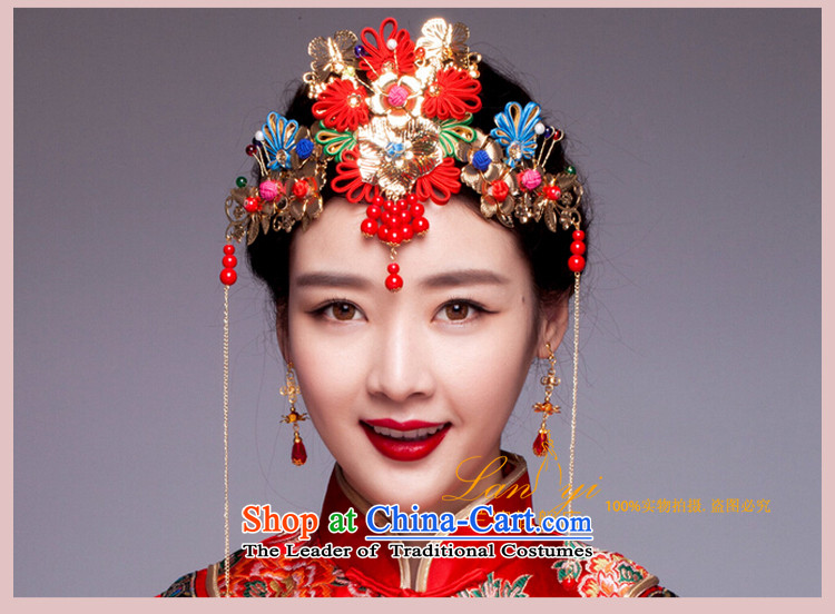 The Friends of the bride and the Chinese of the ancient red dragon costume jewelry use hair decorations serving classic qipao Sau Wo dress Head Ornaments , sent pictures of earrings, prices, brand platters! The elections are supplied in the national character of distribution, so action, buy now enjoy more preferential! As soon as possible.