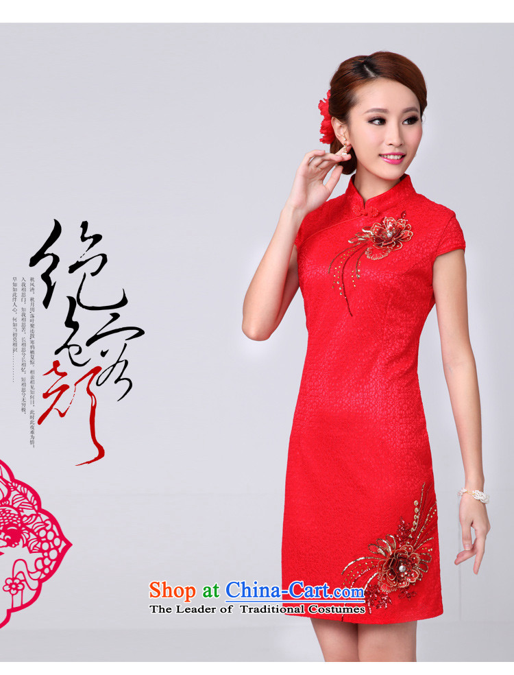 Kim Hyun Nga bride services red short of bows qipao gown 2015 Autumn marriage red XL Photo, prices, brand platters! The elections are supplied in the national character of distribution, so action, buy now enjoy more preferential! As soon as possible.