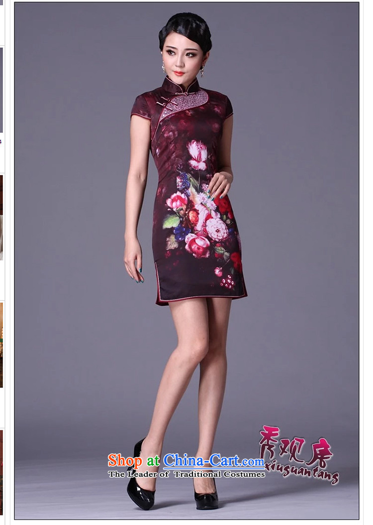 The elections as soon as possible of the Kwun Tong Sau my spring clip cotton qipao / Winter improved stylish winter 2015 skirt G99211 qipao picture color M brand, prices, picture platters! The elections are supplied in the national character of distribution, so action, buy now enjoy more preferential! As soon as possible.