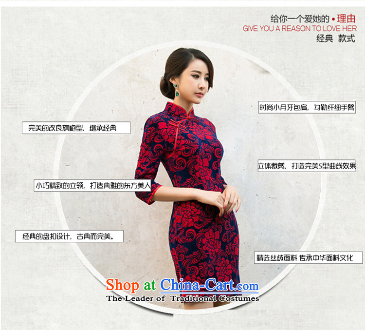 With a new 2015 Chinese Ethnic Women Kim velvet cheongsam dress stylish improvements Sau San retro short of Qipao purple S picture, prices, brand platters! The elections are supplied in the national character of distribution, so action, buy now enjoy more preferential! As soon as possible.