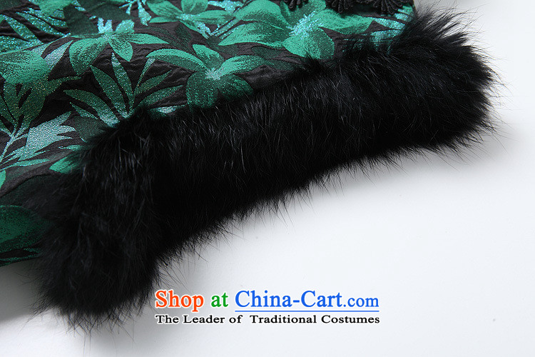 At the end of light women improved stylish spell gross sleeveless folder not open COTTON SHORT QIPAO XWGQF141013's dark green XL Photo, prices, brand platters! The elections are supplied in the national character of distribution, so action, buy now enjoy more preferential! As soon as possible.